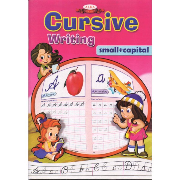Cursive Writing Book - Small And Capital Combined In One Book